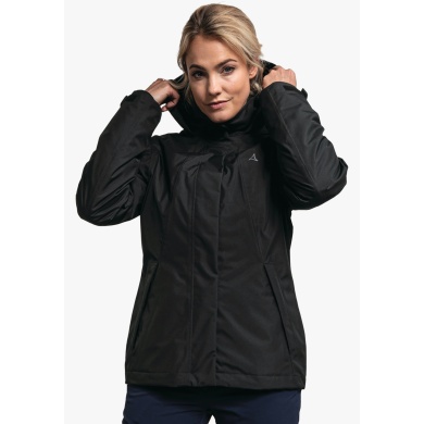 Schöffel Winter Jacket 3in1 Partinello (waterproof and windproof + fleece jacket) black Women - Short size -